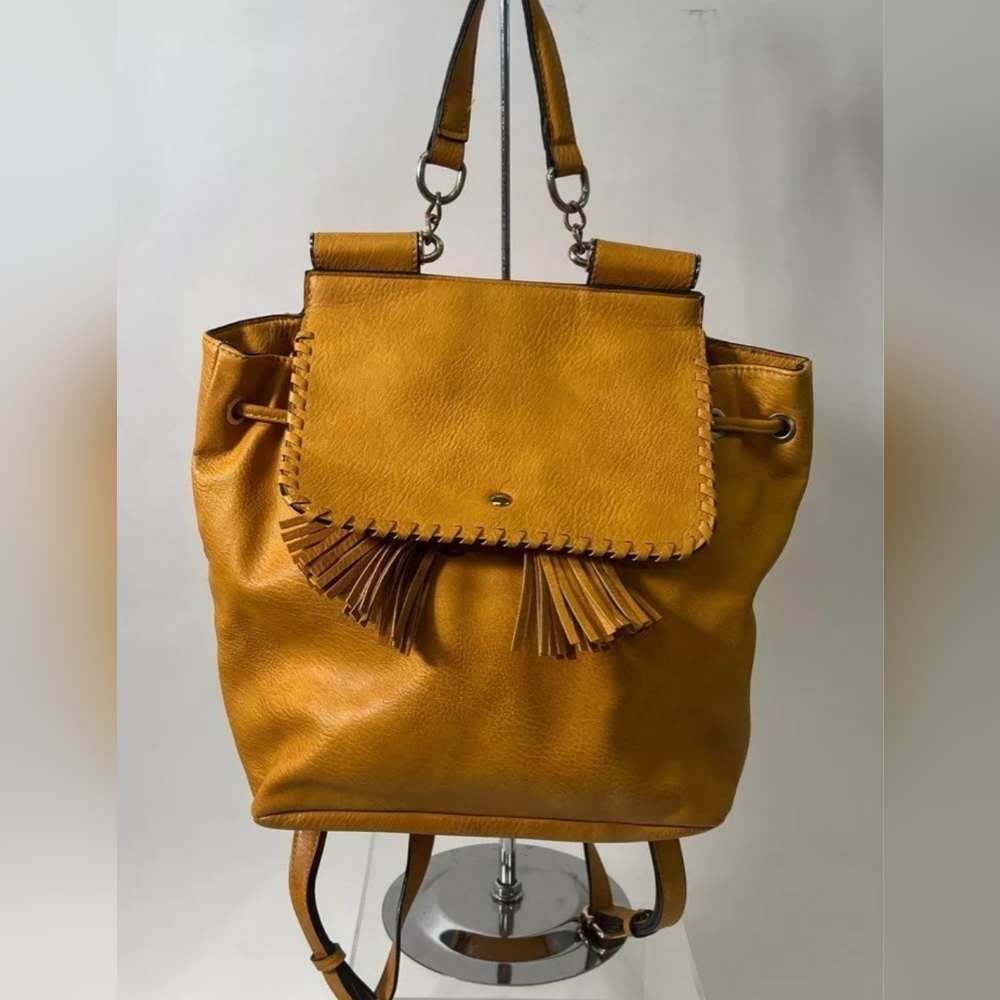 NEW Isabelle Designer Yellow Backpack Shoulder Bag Satchel